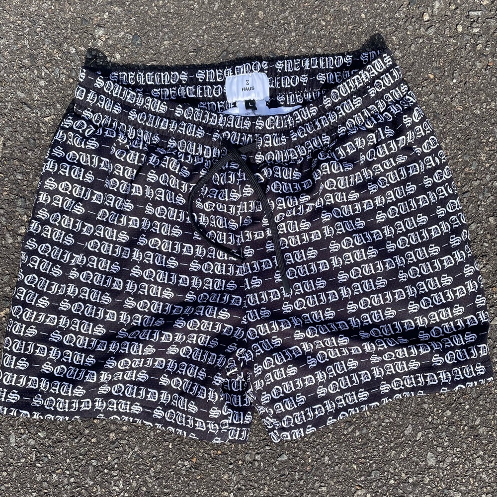Men’s Shorts Squidhaus Haus 4” inseam mesh shorts Size Large